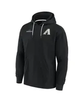 Men's and Women's Fanatics Signature Black Arizona Diamondbacks Super Soft Fleece Pullover Hoodie