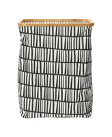 Bamboo Rimmed Rectangular