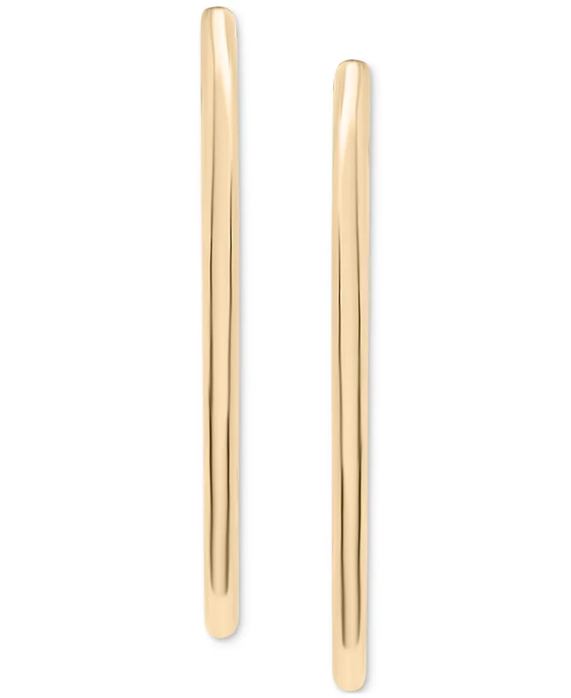 Audrey by Aurate Polished Tube Small Hoop Earrings in Gold Vermeil, Created for Macy's