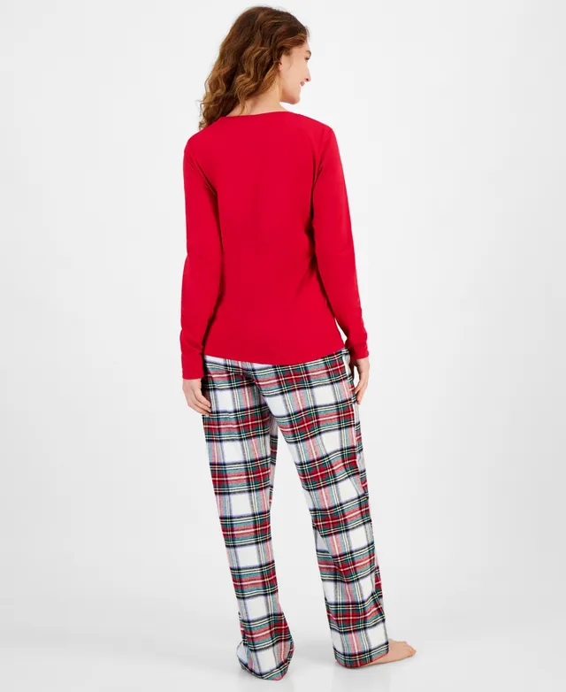 Family Pajamas Matching Family Pajamas Women's Mix It Stewart Pajamas Set,  Created for Macy's