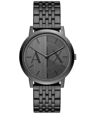 A|X Armani Exchange Men's Quartz Two Hand Black Stainless Steel Watch 40mm