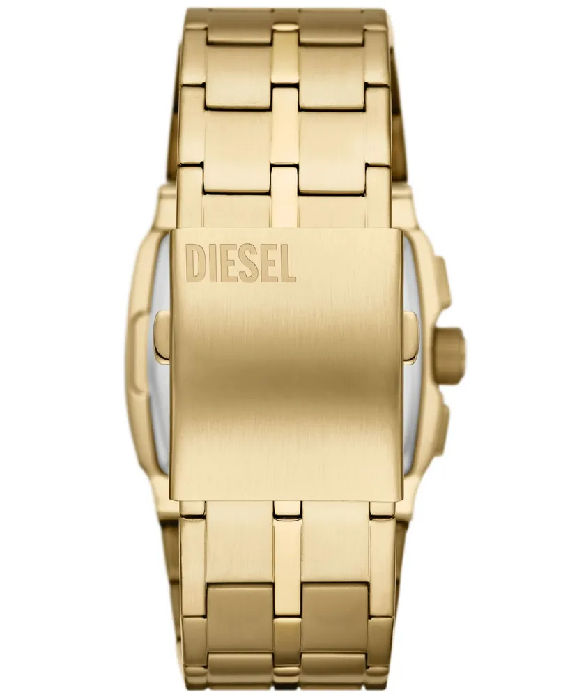Diesel Men's Cliffhanger Quartz Chronograph Gold-Tone Stainless Steel Watch 40mm