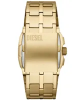 Diesel Men's Cliffhanger Quartz Chronograph Gold-Tone Stainless Steel Watch 40mm