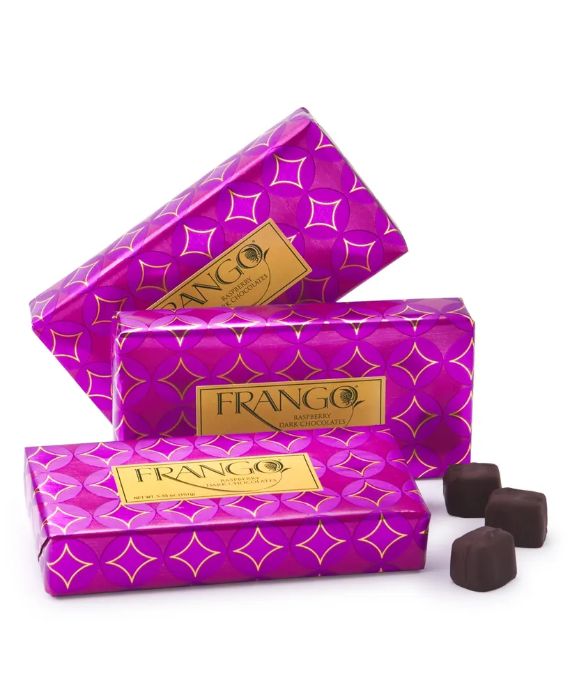 Frango Chocolates 1/3 Lb Wrapped Raspberry Dark Chocolates, Pack of 3, Created for Macy's