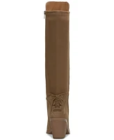 Lucky Brand Women's Mekinna Lace-Up Stacked-Heel Dress Boots