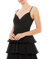 Women's Ieena Ruffle Tiered Sleeveless Midi Dress