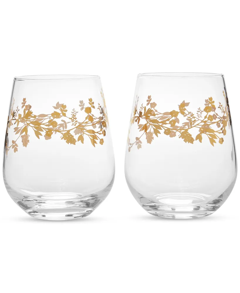 Notre Dame Stemless Wine Glasses - Set of 4 at M.LaHart & Co.