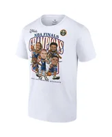 Men's Fanatics White Denver Nuggets 2023 Nba Finals Champions Windmill Team Caricature Big and Tall T-shirt