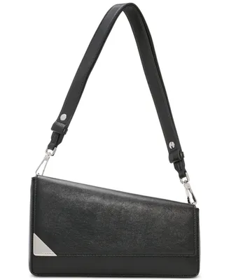 Calvin Klein Basalt Asymmetric Triple Compartment Convertible Shoulder Bag