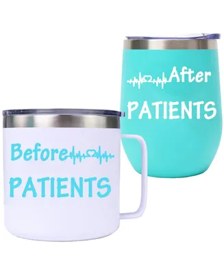 Doctor Gifts for Women, Doctor Gifts Ideas, Christmas Gifts, Before Patients After Patients Tumbler, Appreciation Gifts for Doctor, Funny Doctor Gift