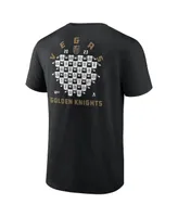 Men's Fanatics Black Vegas Golden Knights 2023 Stanley Cup Champions Jersey Roster T-shirt