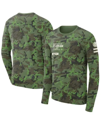 Men's Nike Camo Florida Gators Military-Inspired Long Sleeve T-shirt