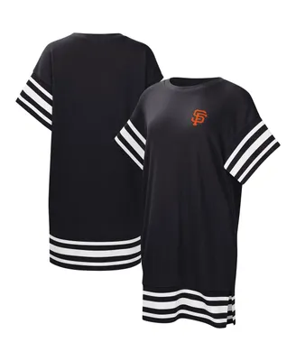 Women's Touch Black San Francisco Giants Cascade T-shirt Dress