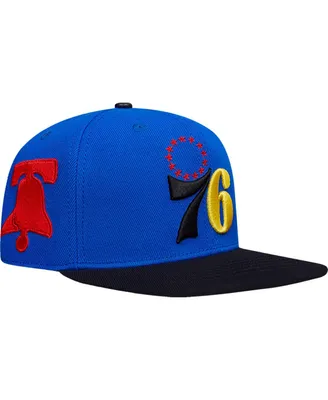 Men's Pro Standard Royal Philadelphia 76ers Any Condition Snapback Hat
