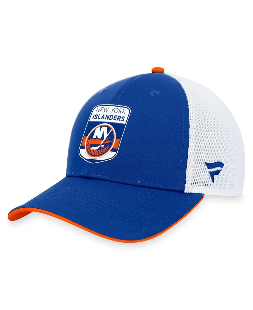 Men's Fanatics Royal New York Islanders 2023 Nhl Draft On Stage Trucker Adjustable Hat