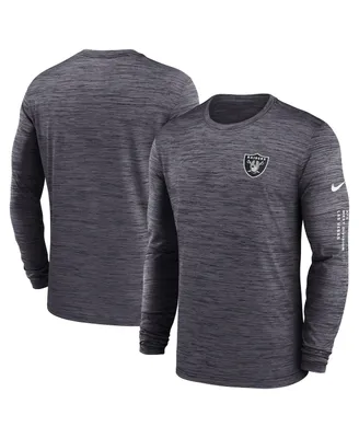 Men's Nike Black Las Vegas Raiders Velocity Long Sleeve T-shirt