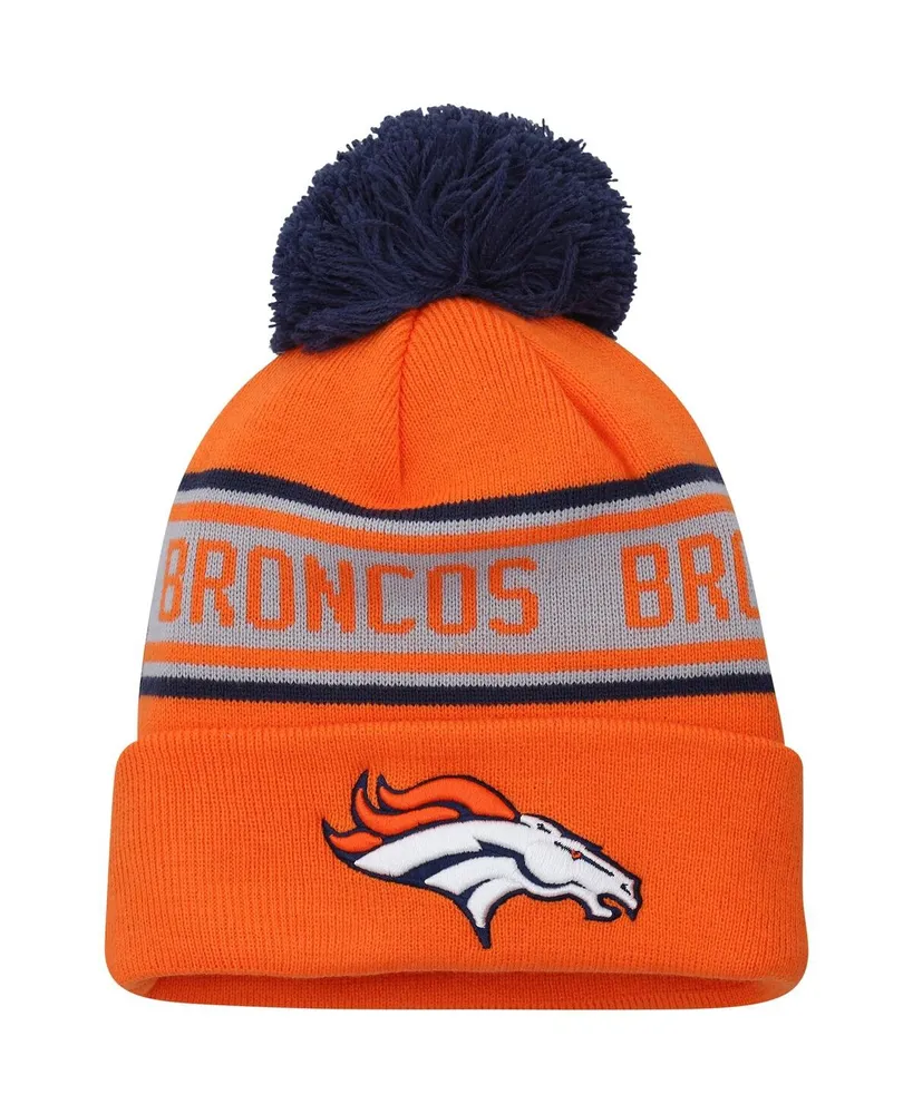 Youth New Era Royal Denver Broncos Repeat Cuffed Knit Hat