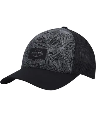 Men's Travis Mathew Black Bay Islands Snapback Hat
