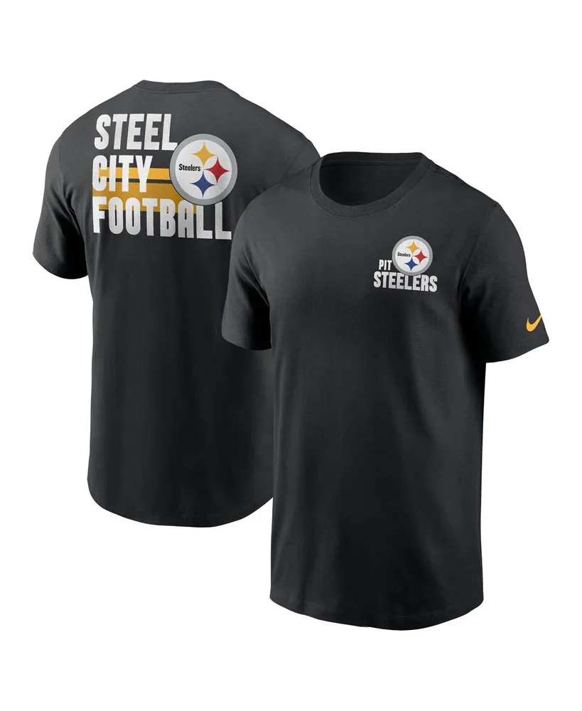 Men's Nike Black Pittsburgh Steelers Blitz Essential T-shirt