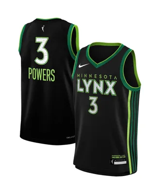 Big Boys and Girls Nike Aerial Powers Black Minnesota Lynx Swingman Player Jersey - Explorer Edition