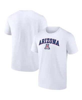 Men's Fanatics White Arizona Wildcats Campus T-shirt