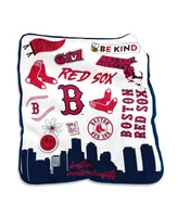 Boston Red Sox 50'' x 60'' Native Raschel Plush Throw Blanket