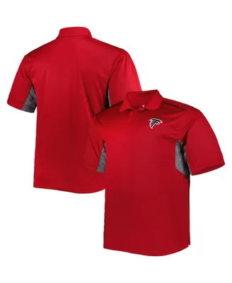 Men's Red Atlanta Falcons Big and Tall Team Color Polo Shirt