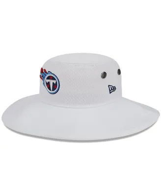 Men's New Era White Tennessee Titans 2023 Nfl Training Camp Panama Bucket Hat