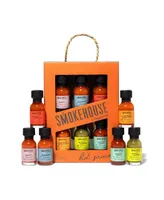 Smokehouse by Thoughtfully, Mini Gourmet Hot Sauce Sampler Gift Set, Set of 6 - Assorted Pre