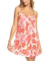 Roxy Juniors' Printed Summer Adventures Swim Dress Cover-Up