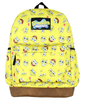 Nickelodeon SpongeBob SquarePants Face Expressions All Over Print Backpack