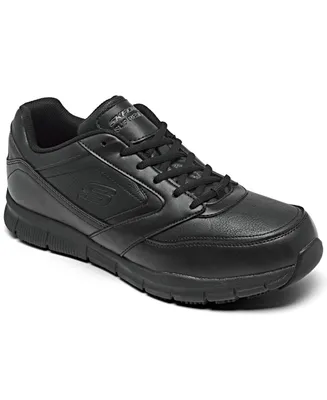 Skechers Men's Work Relaxed Fit- Nampa Slip Resistant Casual Sneakers from Finish Line