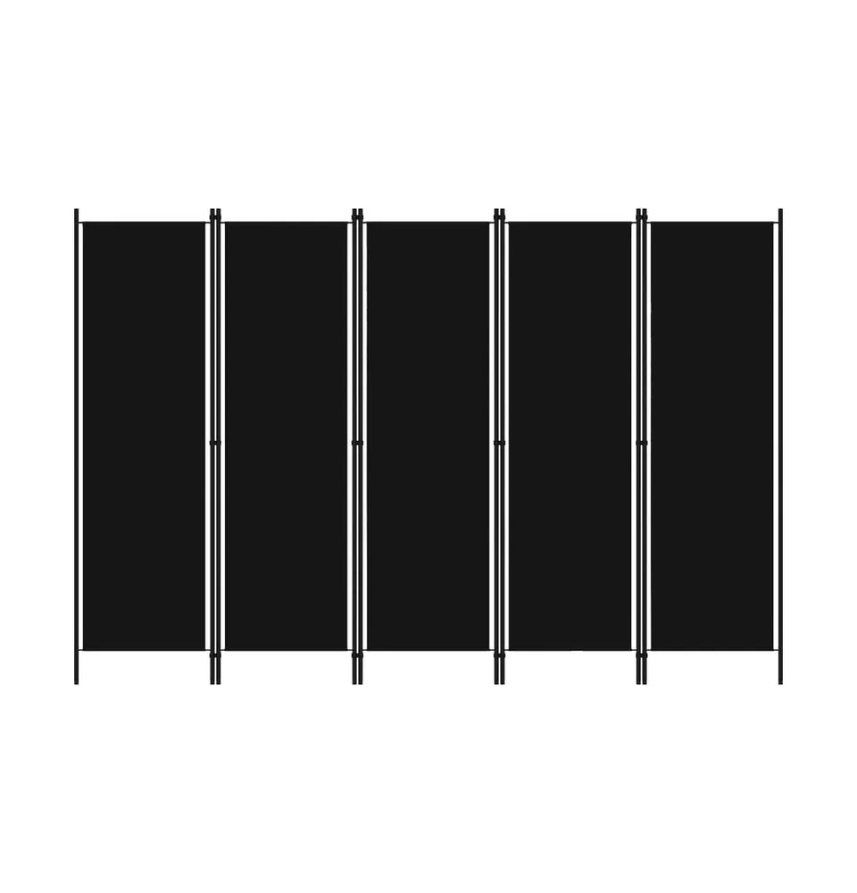 vidaXL 5-Panel Room Divider 98.4"x70.9