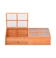 vidaXL Greenhouse Wood 70.9"x22.4"x24.4"