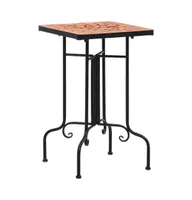 vidaXL Mosaic Side Table Terracotta Ceramic