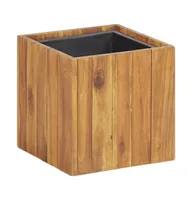 vidaXL Garden Raised Bed Pot 9.6"x9.6"x9.8" Solid Acacia Wood