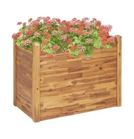 vidaXL Garden Raised Bed 43.3"x23.6"x33.1" Solid Acacia Wood