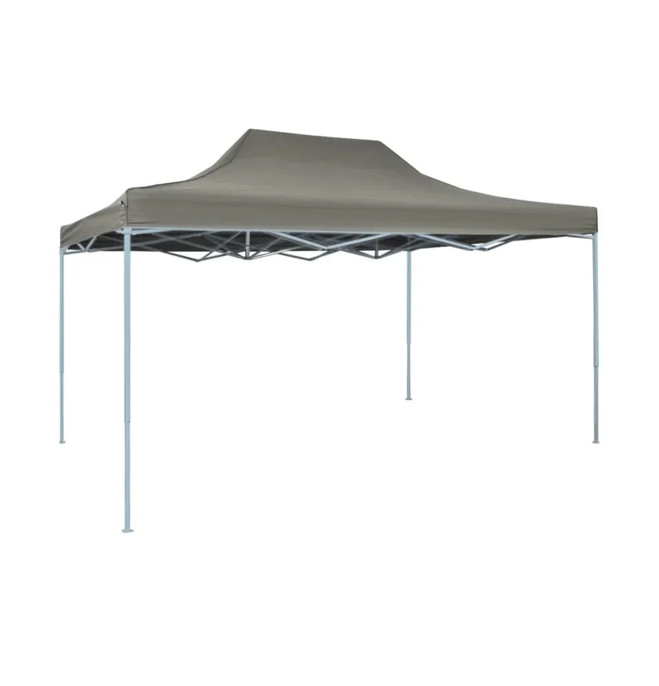 vidaXL Professional Folding Party Tent 9.8'x13.1' Steel Anthracite