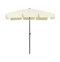 vidaXL Beach Umbrella Sand Yellow 78.7"x49.2"