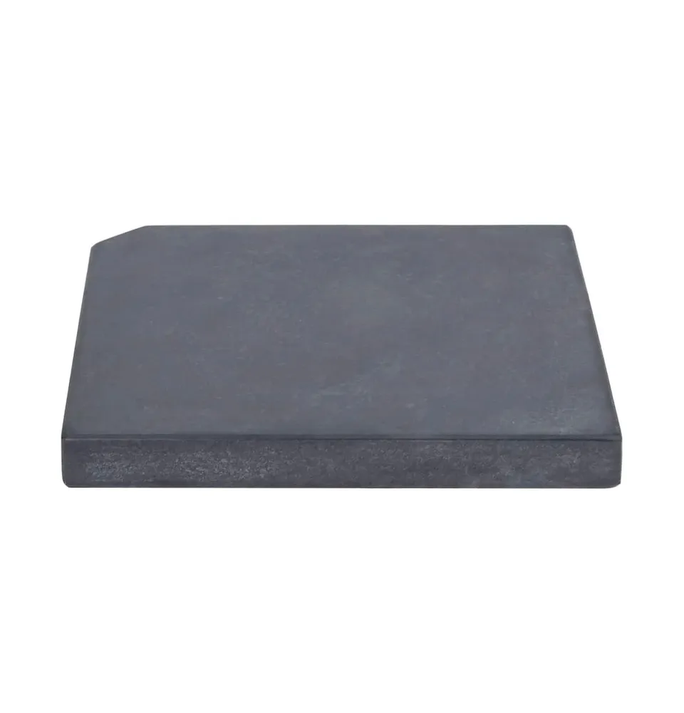 Umbrella Weight Plate Black Granite Square lb