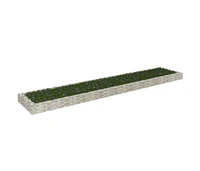 vidaXL Gabion Raised Bed Galvanized Steel 196.9"x39.4"x7.9"