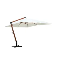 vidaXL Parasol 118.1"x157.5" White