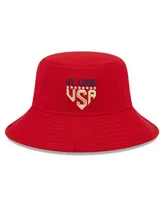 Men's New Era Red St. Louis Cardinals 2023 Fourth of July Bucket Hat