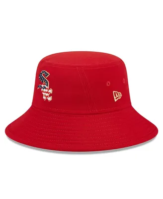 Men's New Era Red Chicago White Sox 2023 Fourth of July Bucket Hat