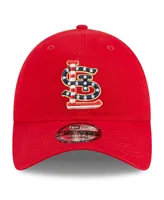 Men's New Era Red St. Louis Cardinals Fourth of July 9TWENTY Adjustable Hat