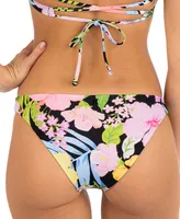 Hurley Juniors' Sunset District Reversible Bikini Bottoms