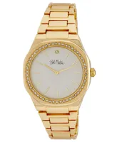 Bob Mackie Unisex Quartz Gold-Tone Alloy Watch 40mm