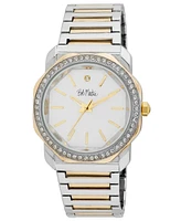 Bob Mackie Unisex Quartz Two-Tone Alloy Watch 40mm