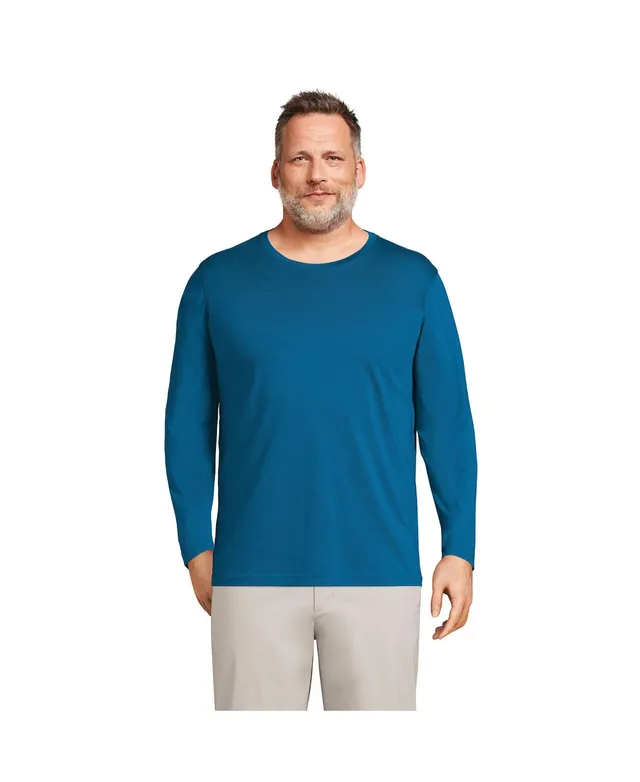 Lands' End Big & Tall Long Sleeve Supima Tee