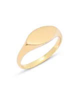 brook & york "14k Gold" Evelyn Signet Ring